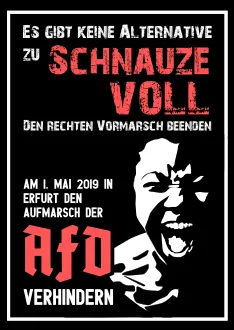 Plakat Schnauze voll