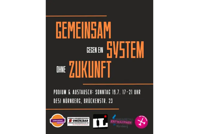 Gemeinsam gegen ein System ohne Zukunft!
