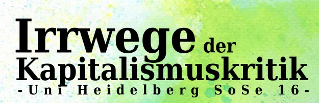 Irrwege der Kapitalismuskritik 