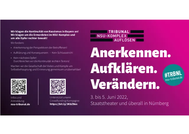 Anerkennen. Aufklären. Verändern!