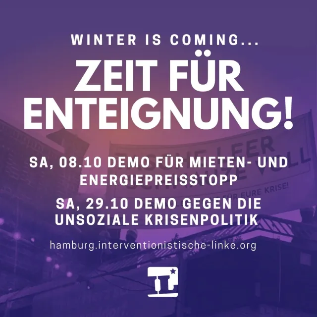 Winter is coming - Zeit für Enteignung!