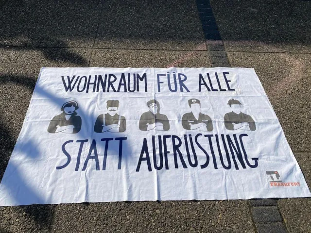 Wohnraum für alle statt Aufrüstung
